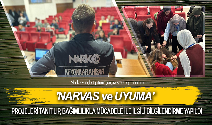 Üniversite öğrencilerine uyuşturucu ile mücadele eğitimi verildi